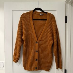 ASOS Burnt Orange Knit Cardigan